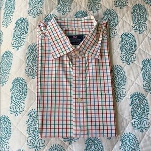 Vineyard Vines plaid tucker shirt